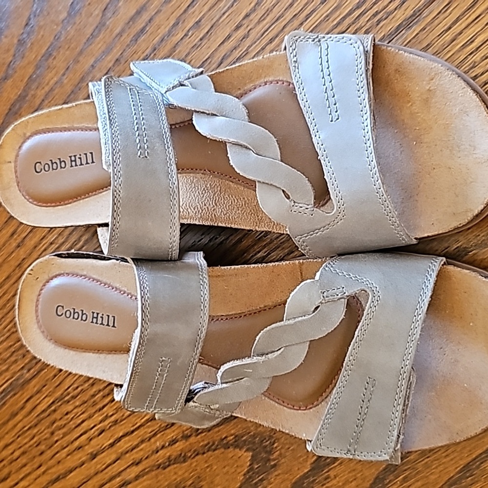 Cute Olive Slip-On Sandals
